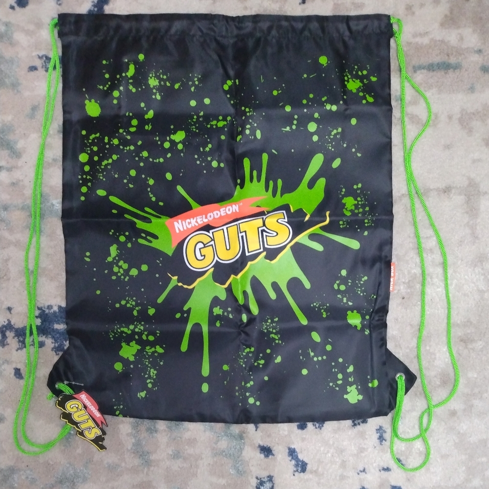 Nickelodeon Guts - Drawstring Bag - Nick Box - Backpack - NEW - Do You Have It?